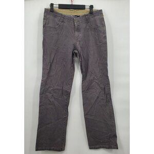 KUHL Mid Rise Straight Leg Jeans Relaxed Work Everyday Denim Size 32 Mens Gray